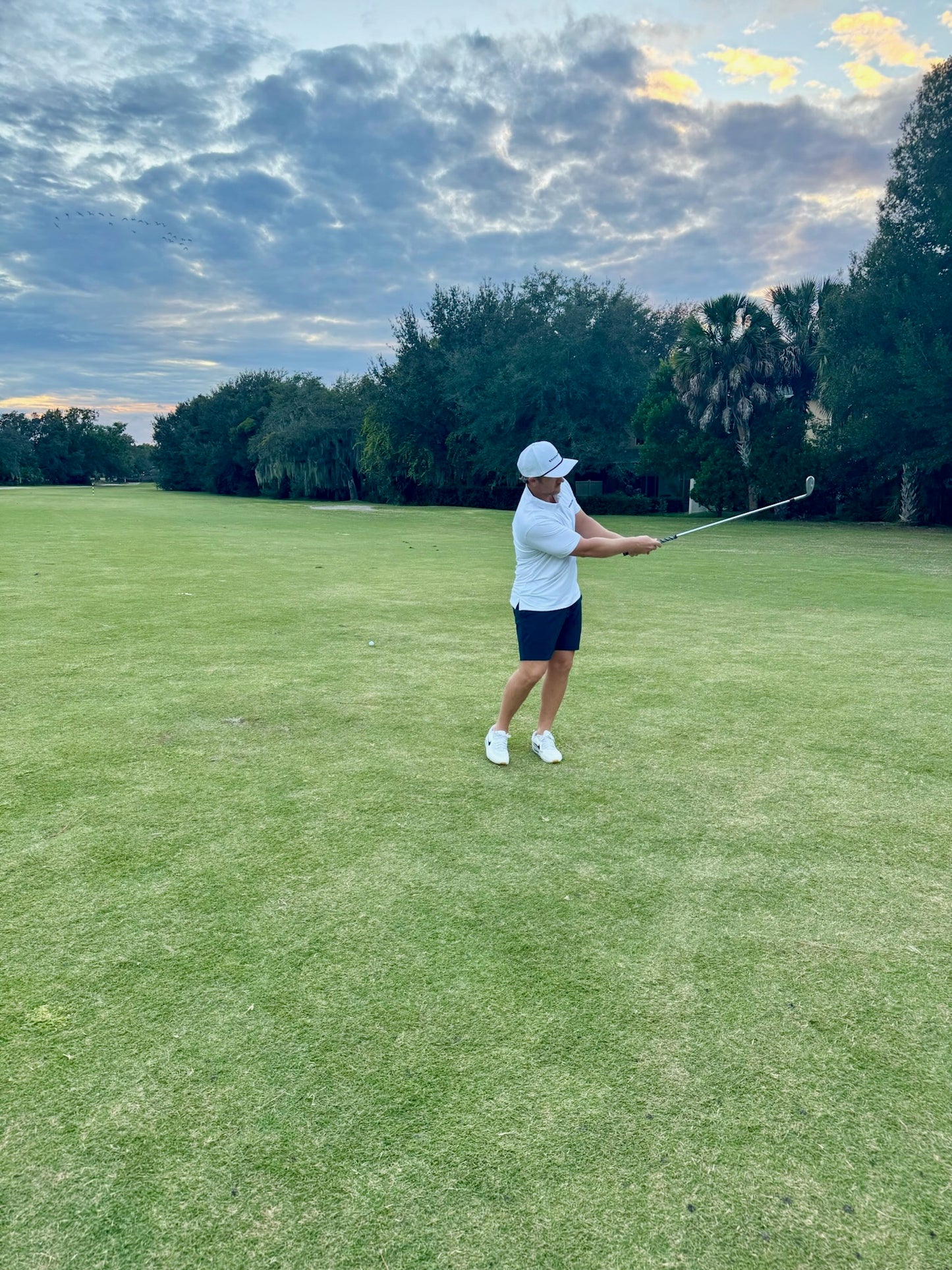 Swing Crispy Performance Polo – White