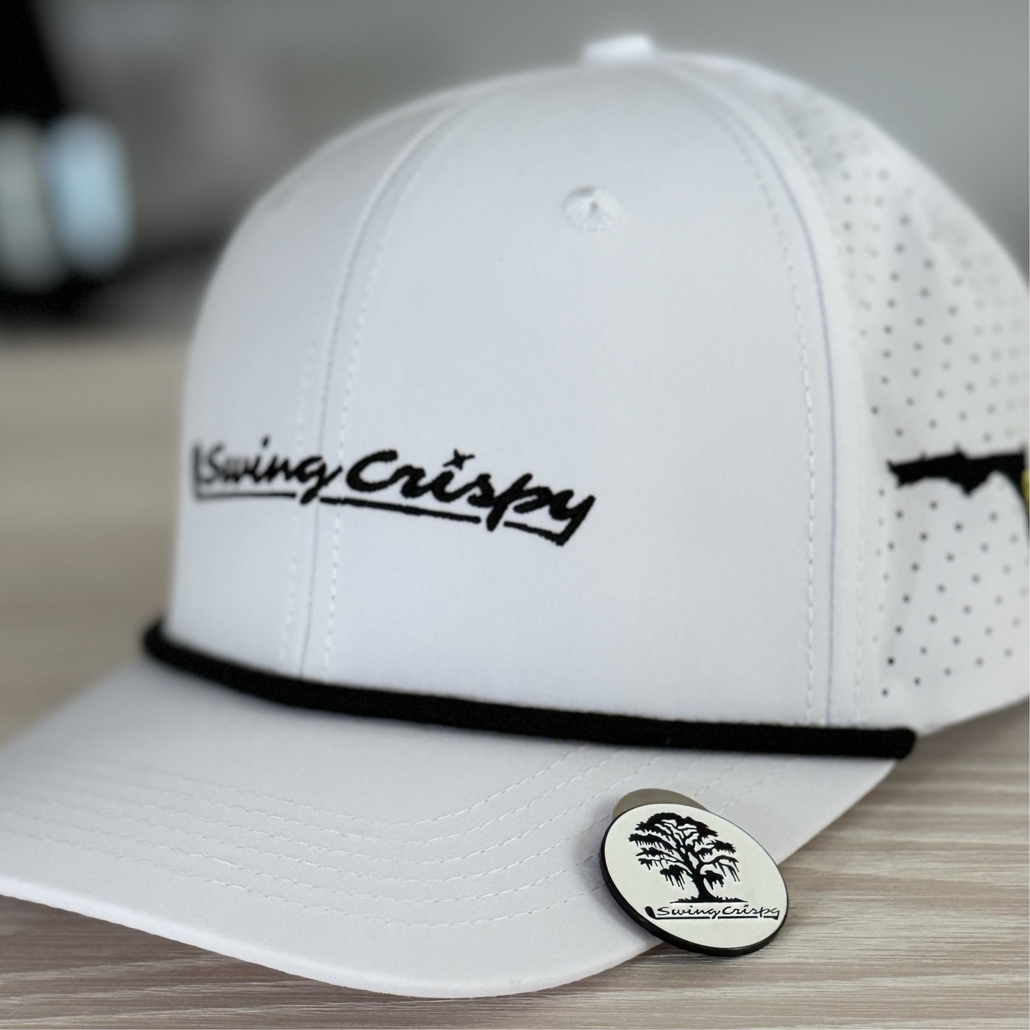 Crispy Rope Hat - White/Black