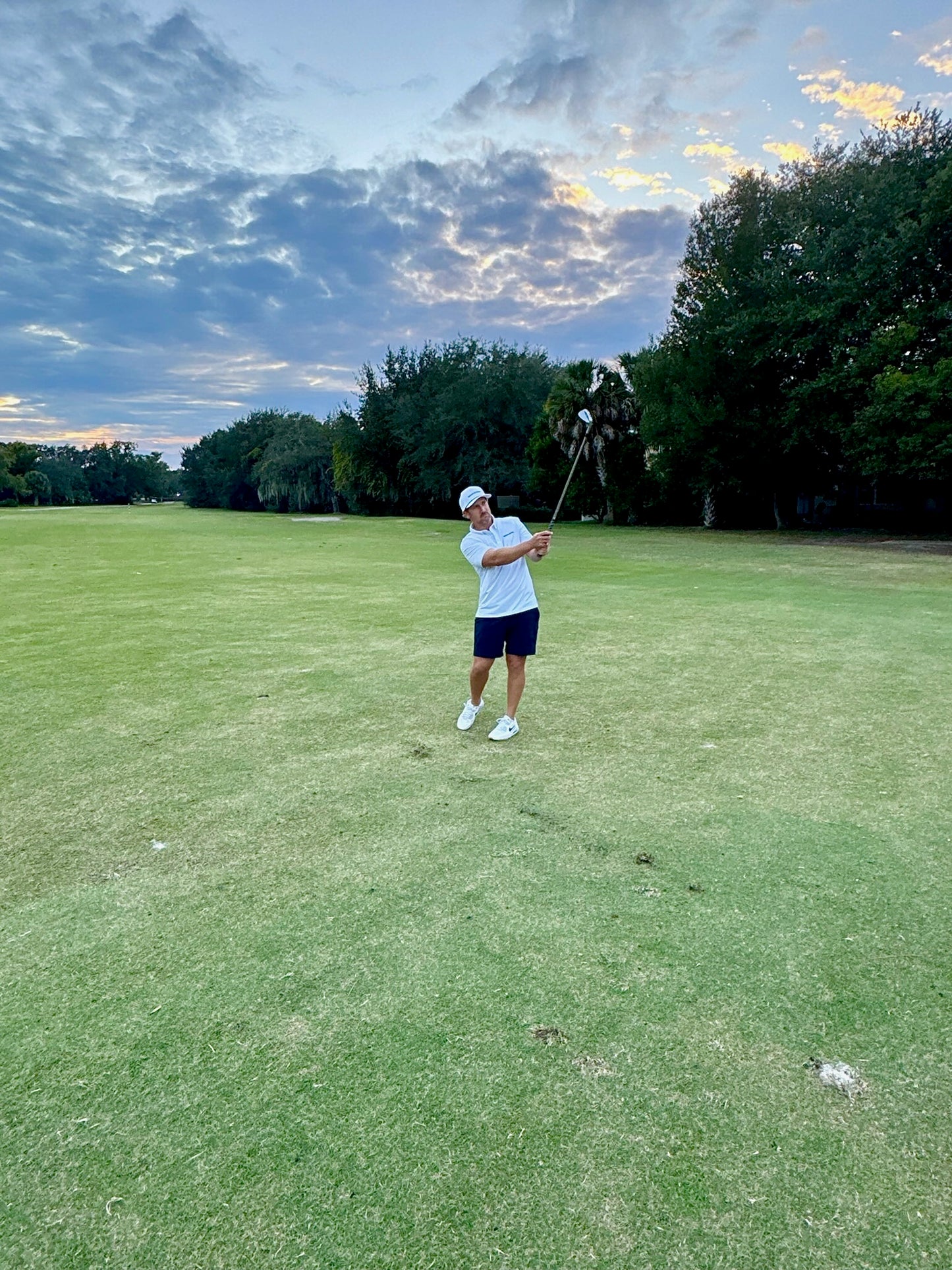 Swing Crispy Performance Polo – White