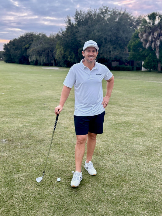 Swing Crispy Performance Polo – White